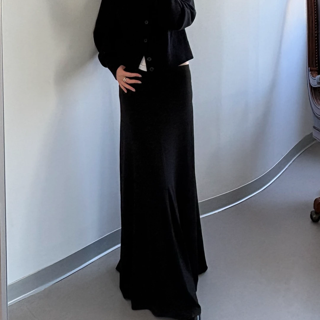 AMASS 时尚显瘦高腰气质长裙 5200502