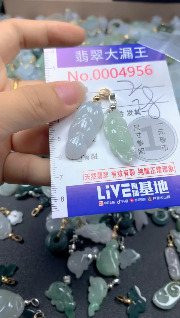 翡翠未镶嵌吊坠(不含链)4956