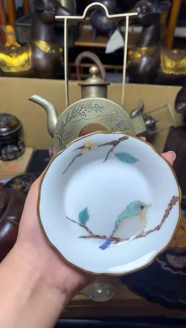 紫砂盖碗瓷器默认微瑕瓷器