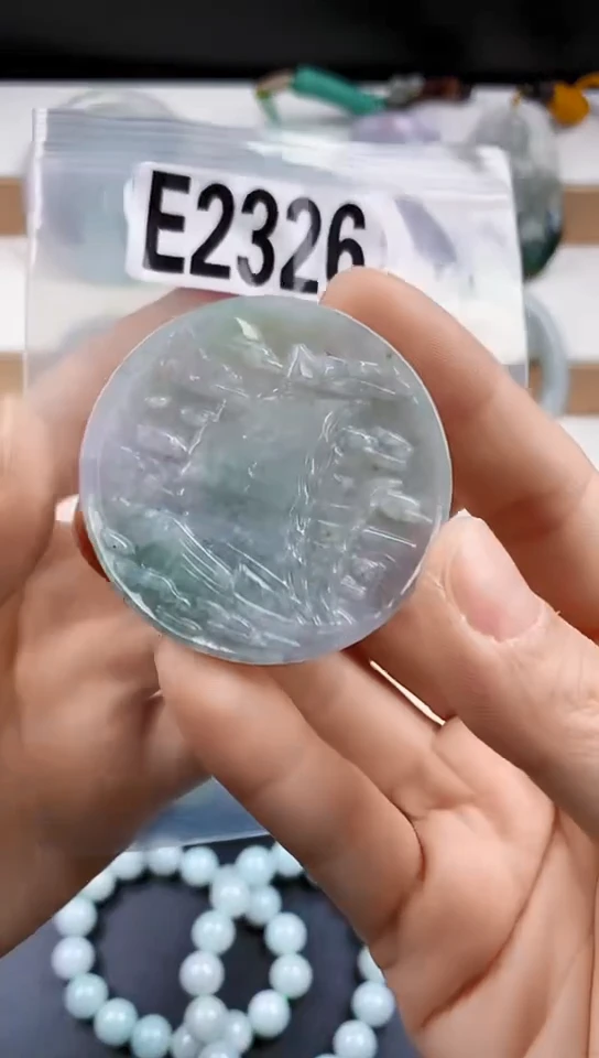 颈饰未镶嵌翡翠天然翡翠吊坠挂件