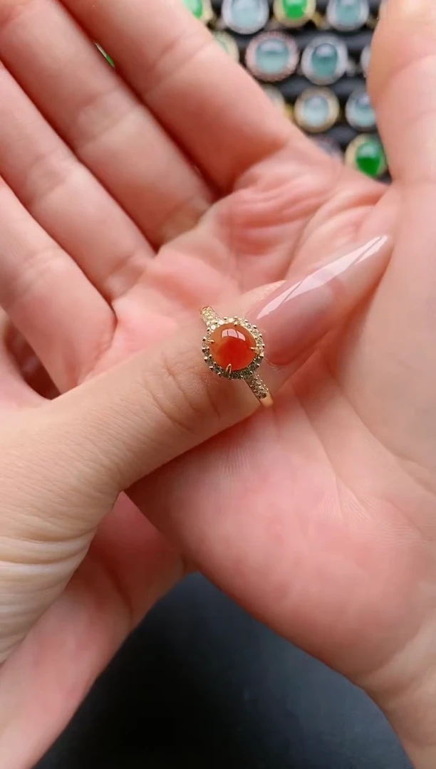 【闪购商品】翡翠戒指银S925镶嵌1111111