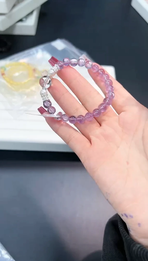 【闪购商品】水晶手串未镶嵌3q多样性发其一/1条默认微瑕