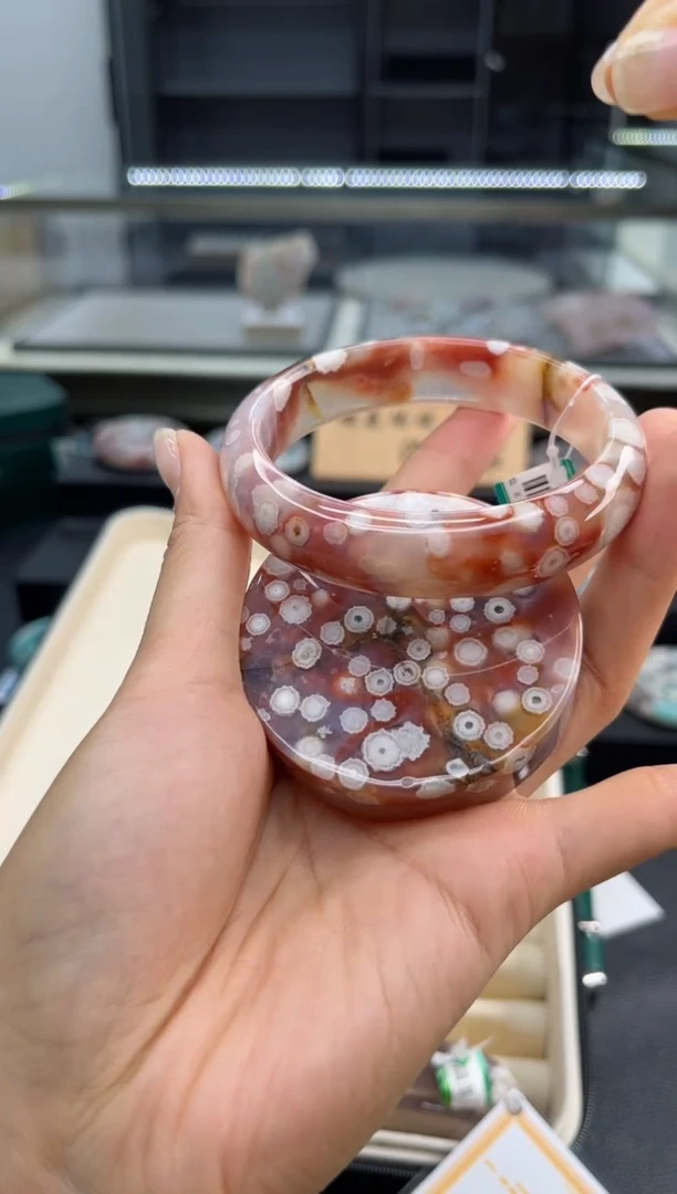 石英质玉手镯未镶嵌62圈口（赠送镯心）6039666