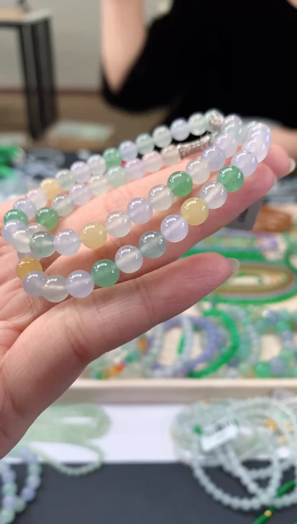 未镶嵌手串翡翠A771|（多样性发其一）2980