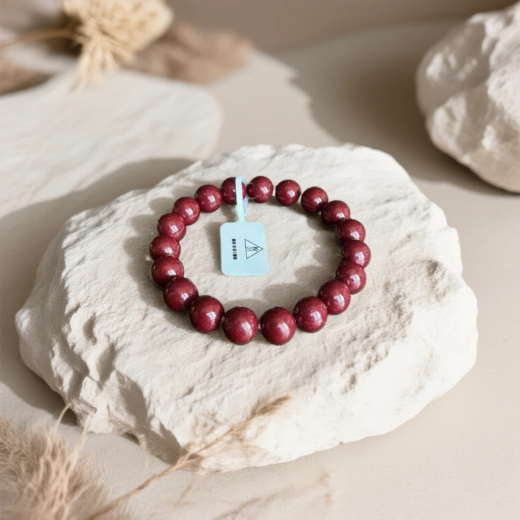 天然辰砂天然素圈紫金砂单圈312【全新带礼盒发货】