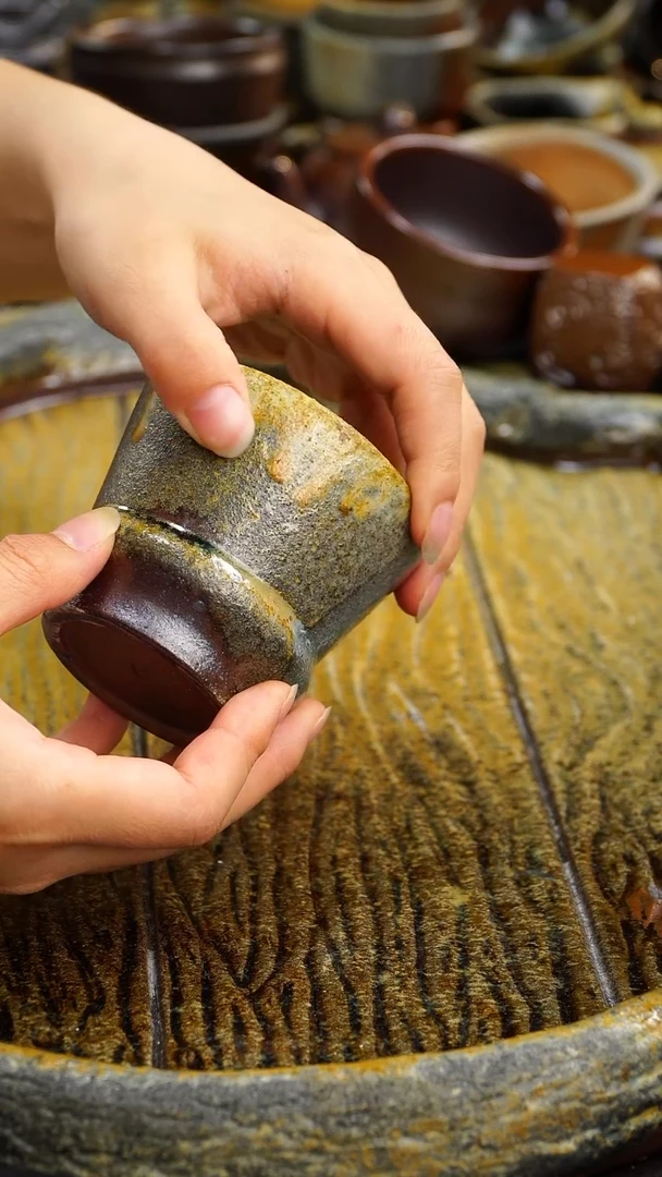 茶壶紫砂零化工釉，天然灰落