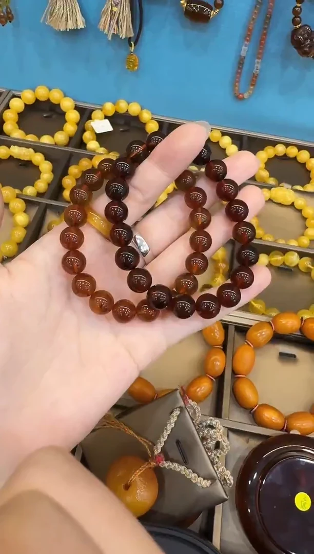 手串琥珀未镶嵌X1012-396-118多样性一件