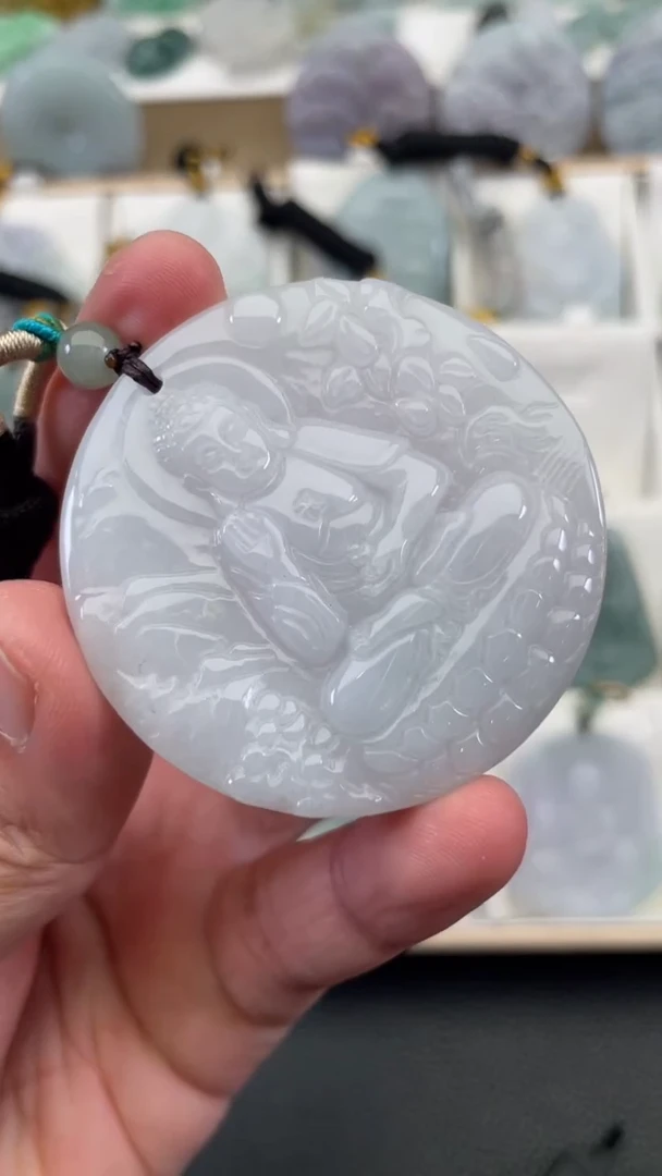 颈饰未镶嵌翡翠天然缅甸翡翠A货303