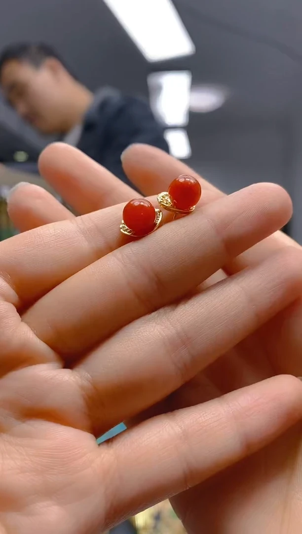 【闪购商品】翡翠耳饰合金0153翡翠耳钉