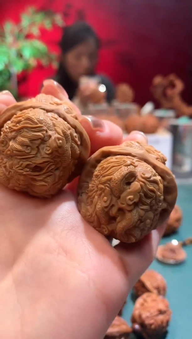 【闪购商品】文玩核桃把件147258369--------