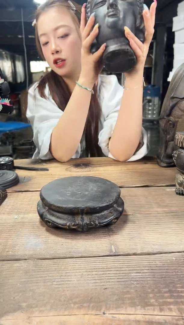 陶土【火山泥】金箍坛底座