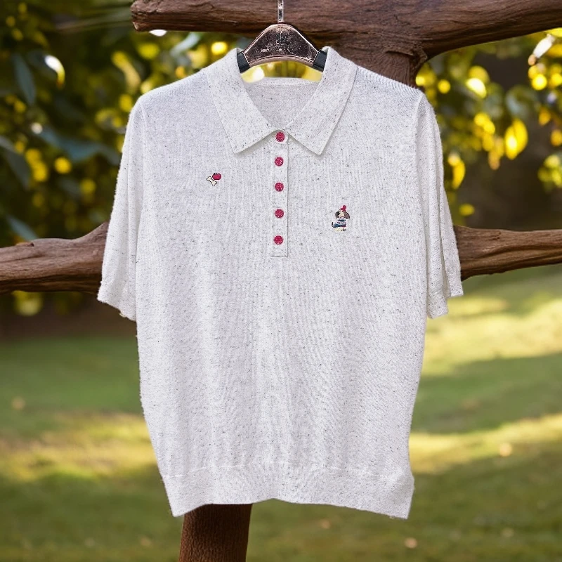 翻领毛针织衫1126