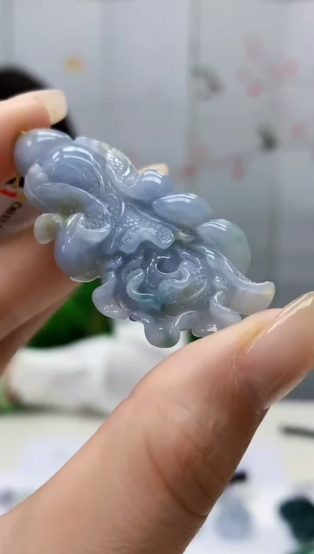【闪购商品】定制翡翠未镶嵌4852lr-毛货挂件164