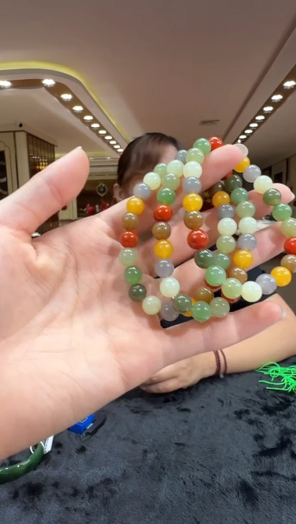 和田玉未镶嵌颈饰手串7-8（多样性发一）