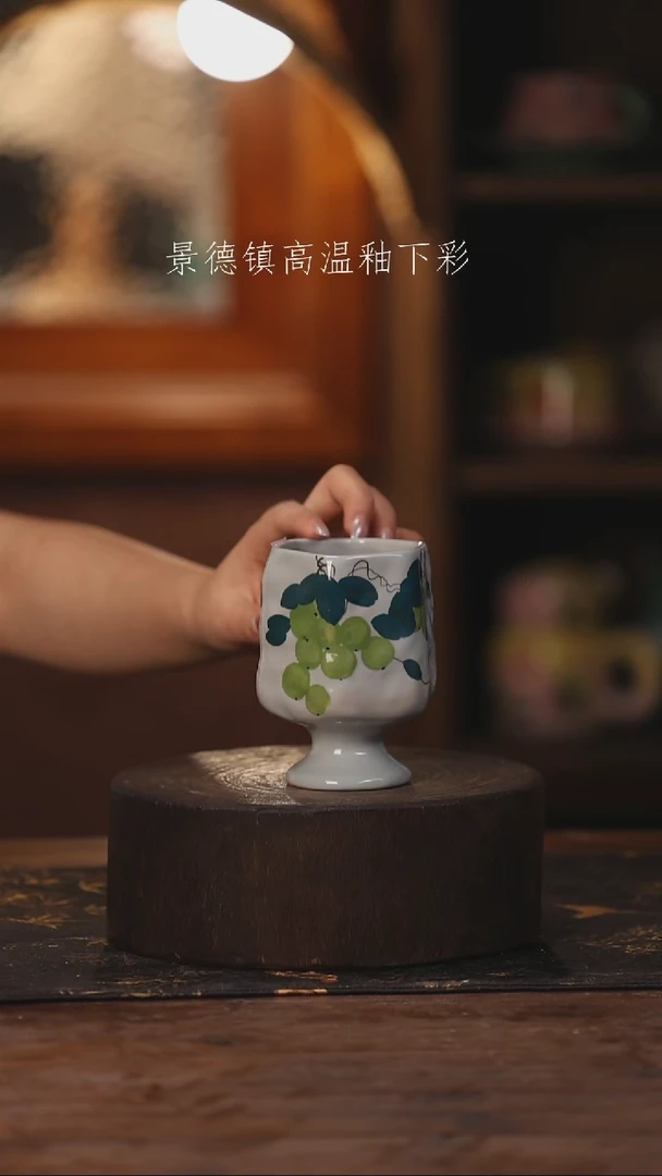 陶瓷景德镇高温釉下手绘陶瓷175