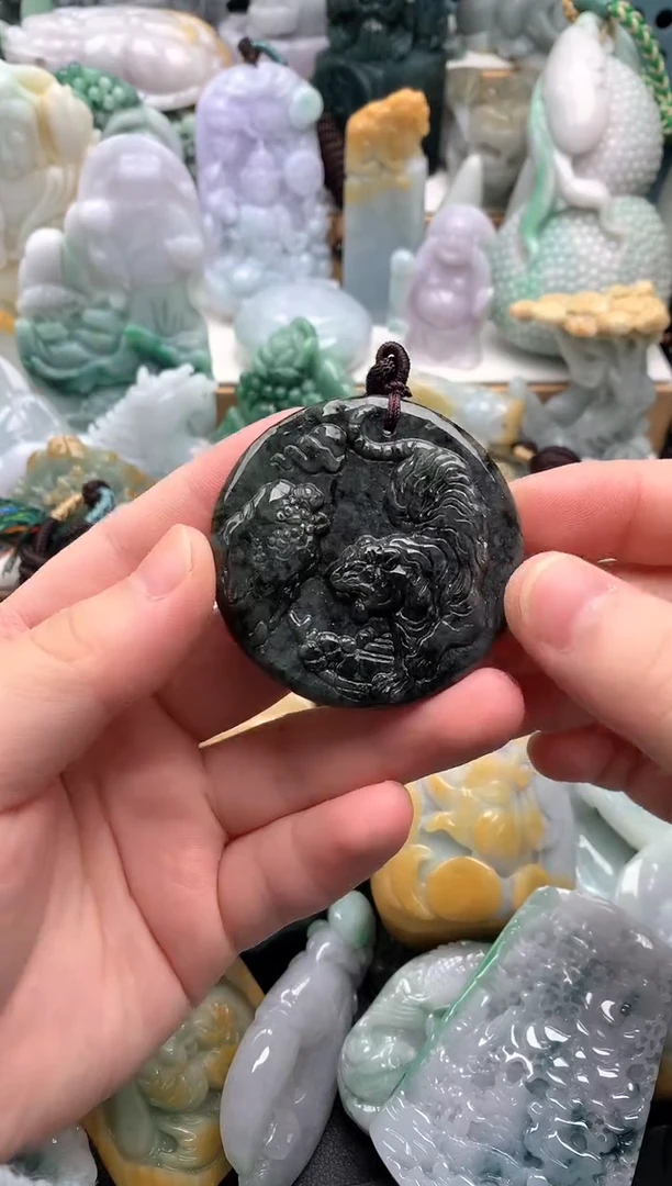 吊坠(不含链)未镶嵌翡翠1