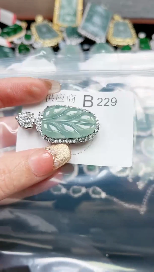 【闪购商品】翡翠颈饰未镶嵌229赠皮绳