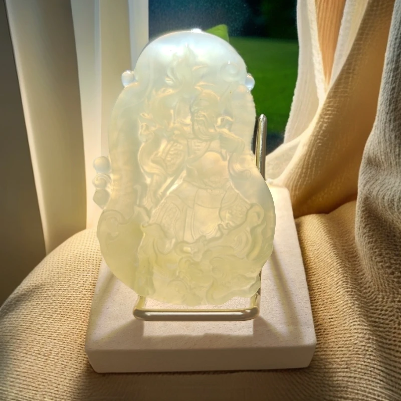 玉石王糯冰降龙关公