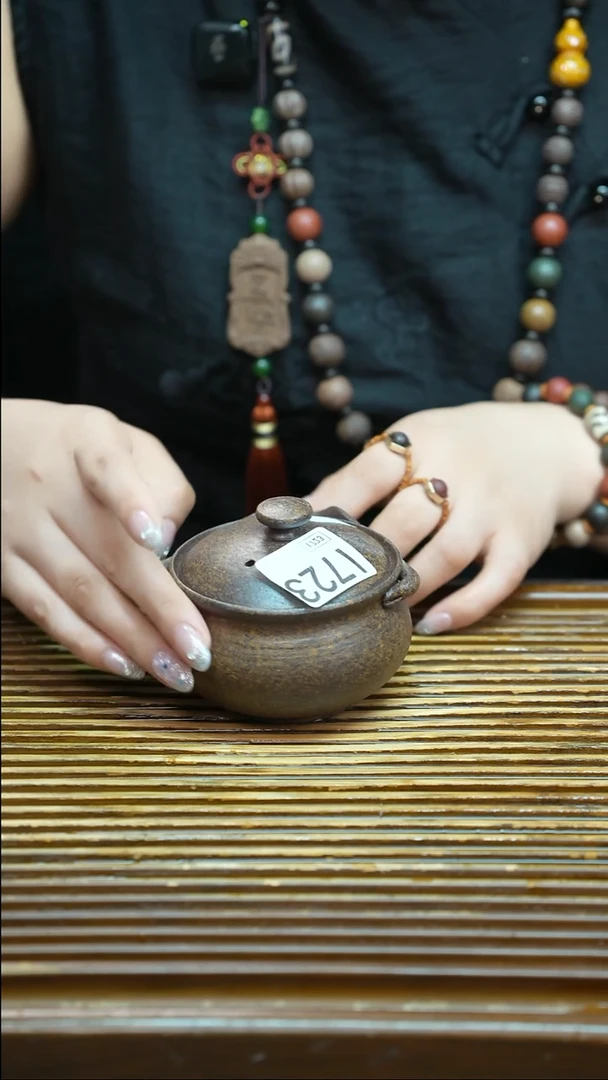 万古烧粗陶手工茶具
