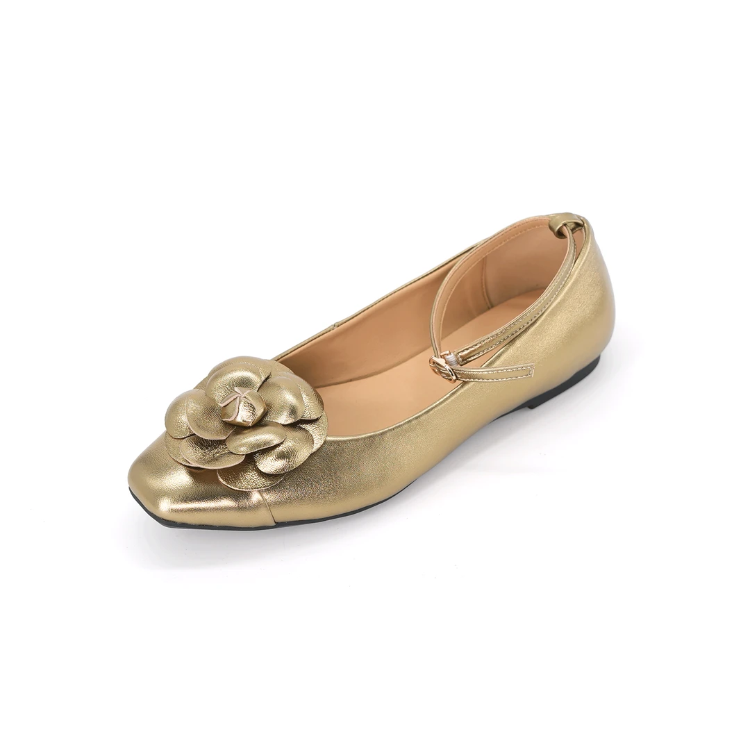 【小刚懂鞋】秋季新款单鞋真皮女鞋轻奢高级感女鞋软底软面 8812-2