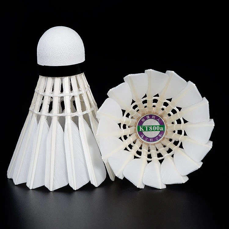 空对空羽毛球kt800、kt800徽、KT800i稳定耐打76、77速一桶12支装