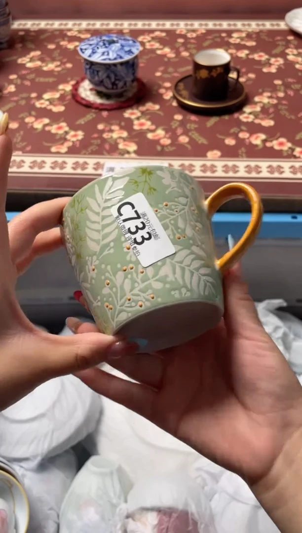 瓷片谭**生瓷器瓷器C733