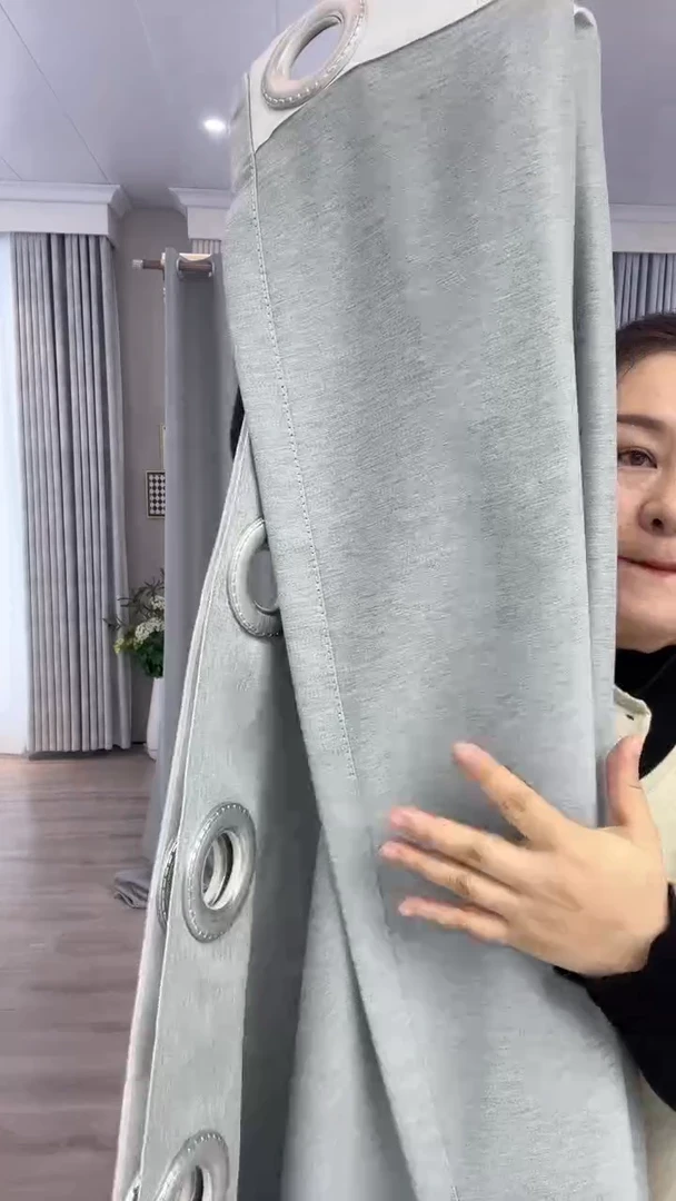 布闪电购商品10  特价5定制2.7默认打孔（晚）竹节棉麻灰