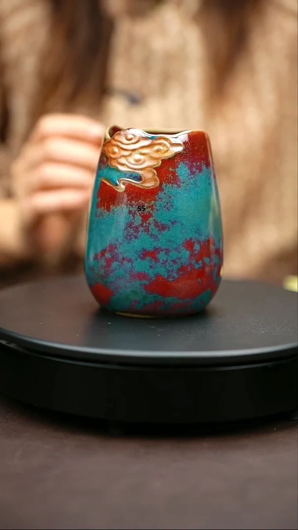 55*王晓峰一级品原矿钧瓷炉钧釉