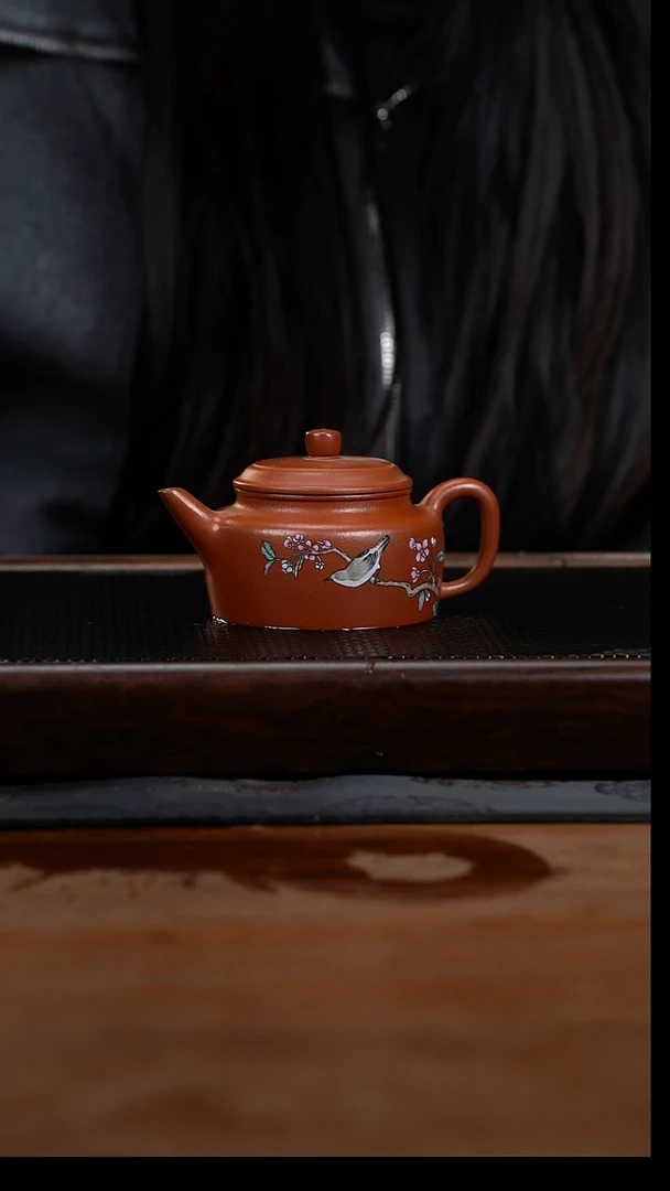 茶壶紫砂160cc黄龙山原矿朱泥剑流德钟14