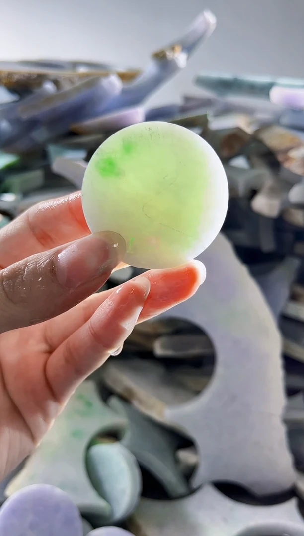 裸石翡翠缅甸翡翠A货陈6315