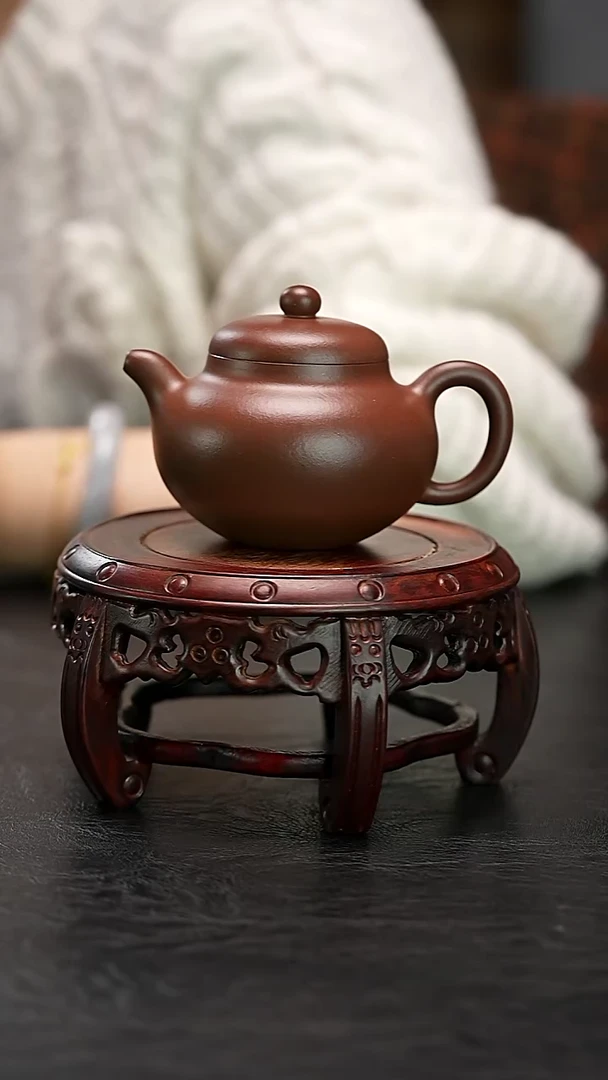茶壶紫砂蒋超达柿圆