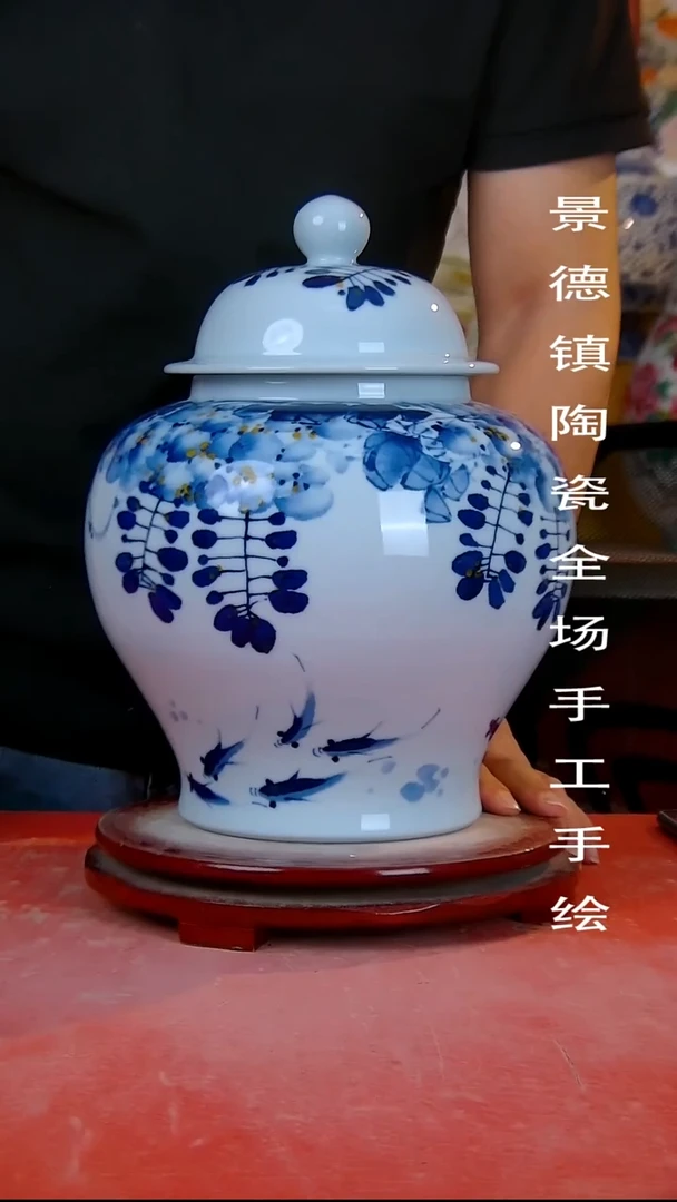 摆件景德镇陶瓷 全场手工手绘888