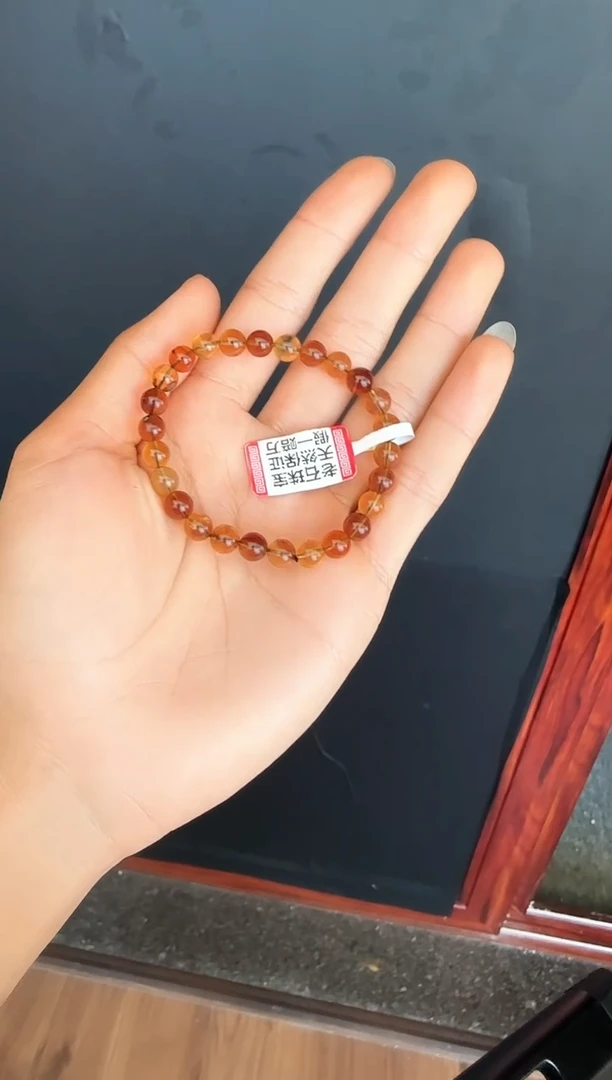 手串琥珀未镶嵌 *25缅甸琥珀多宝手串6mm