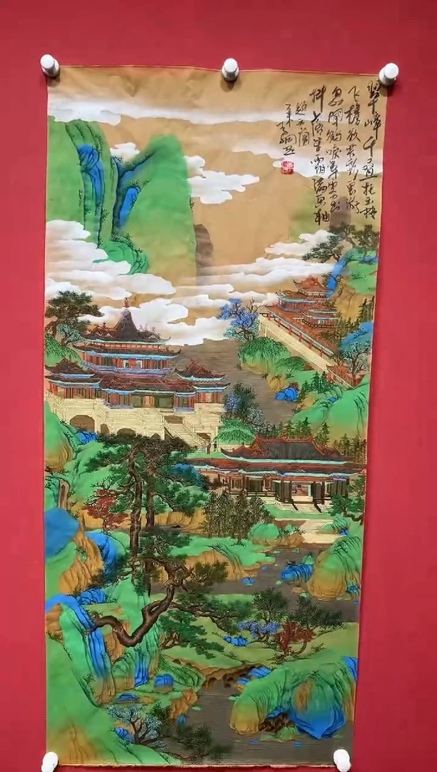 国画李纲-8平尺-国画作品-金