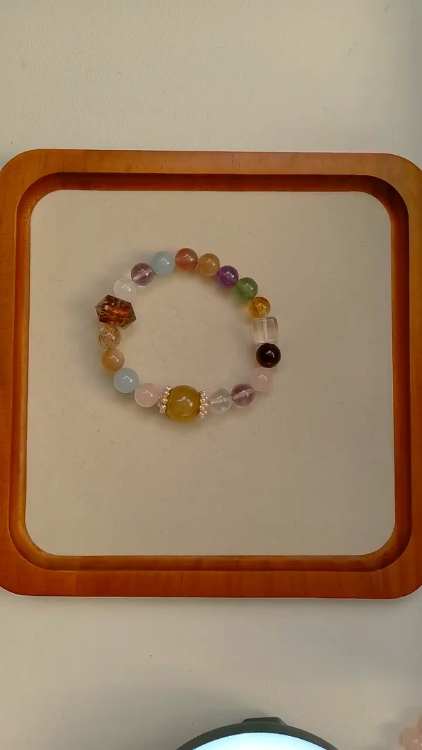 合金手链水晶多宝水晶手链