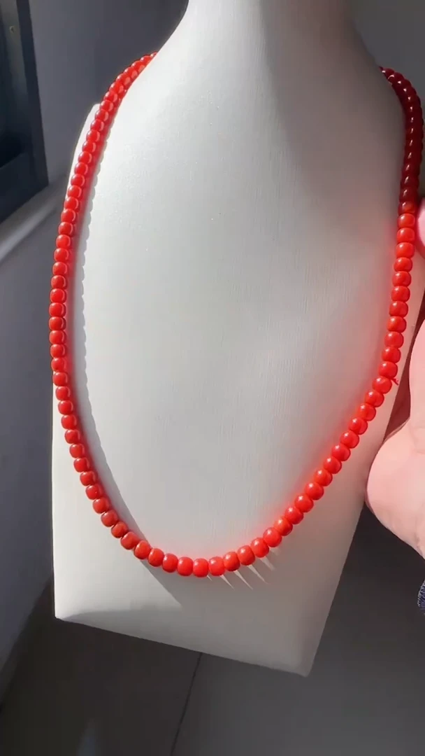 未镶嵌多样性发一件南红玛瑙【高货】锦红7mm保山老型多圈