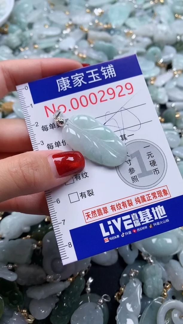 翡翠未镶嵌吊坠(不含链)2929