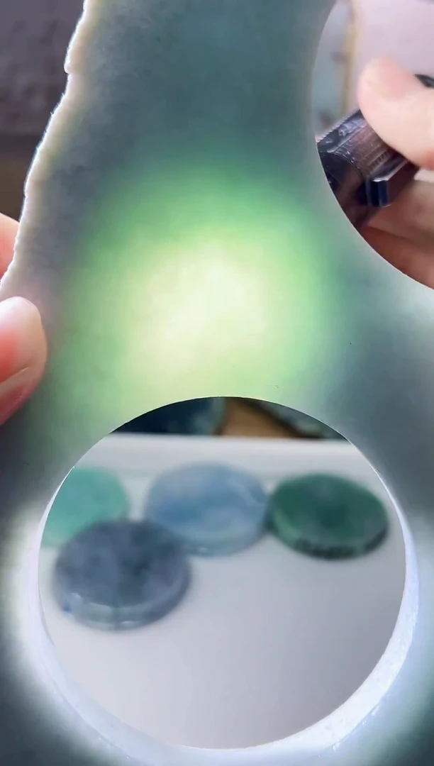 裸石翡翠天然翡翠A货余 南 765