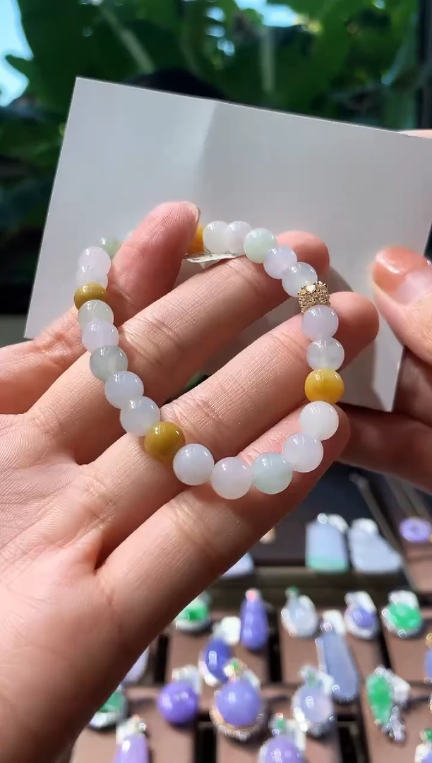 颈饰未镶嵌翡翠翡翠A货