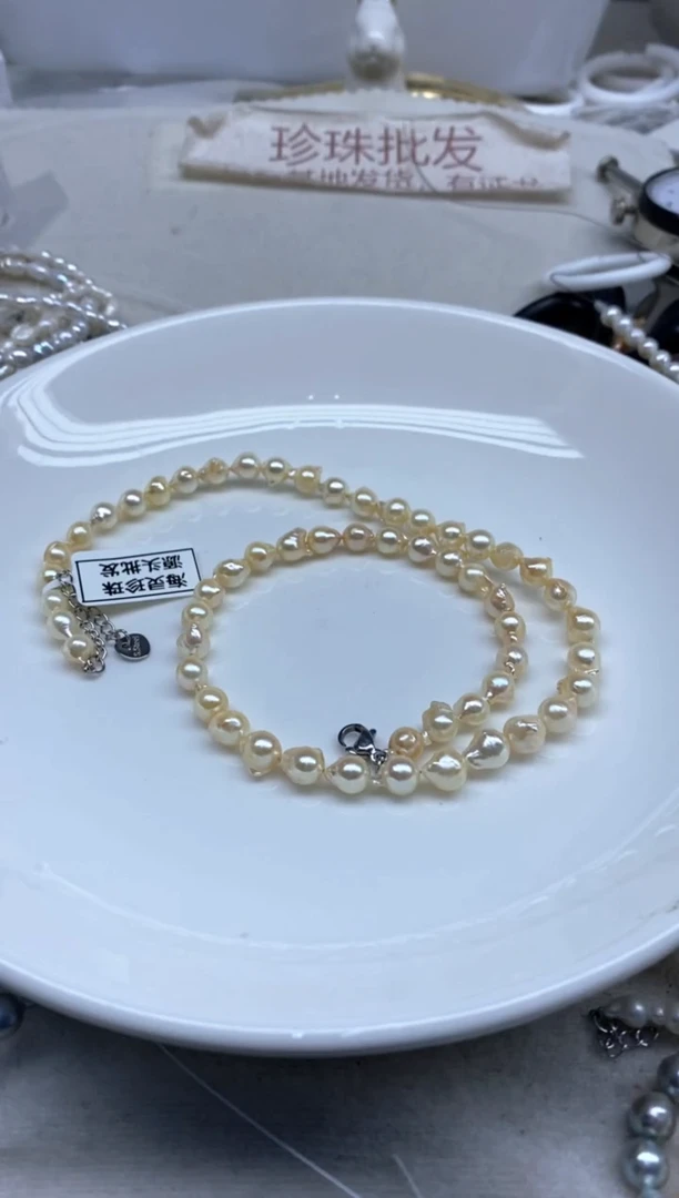 未镶嵌海水珍珠颈饰6-7