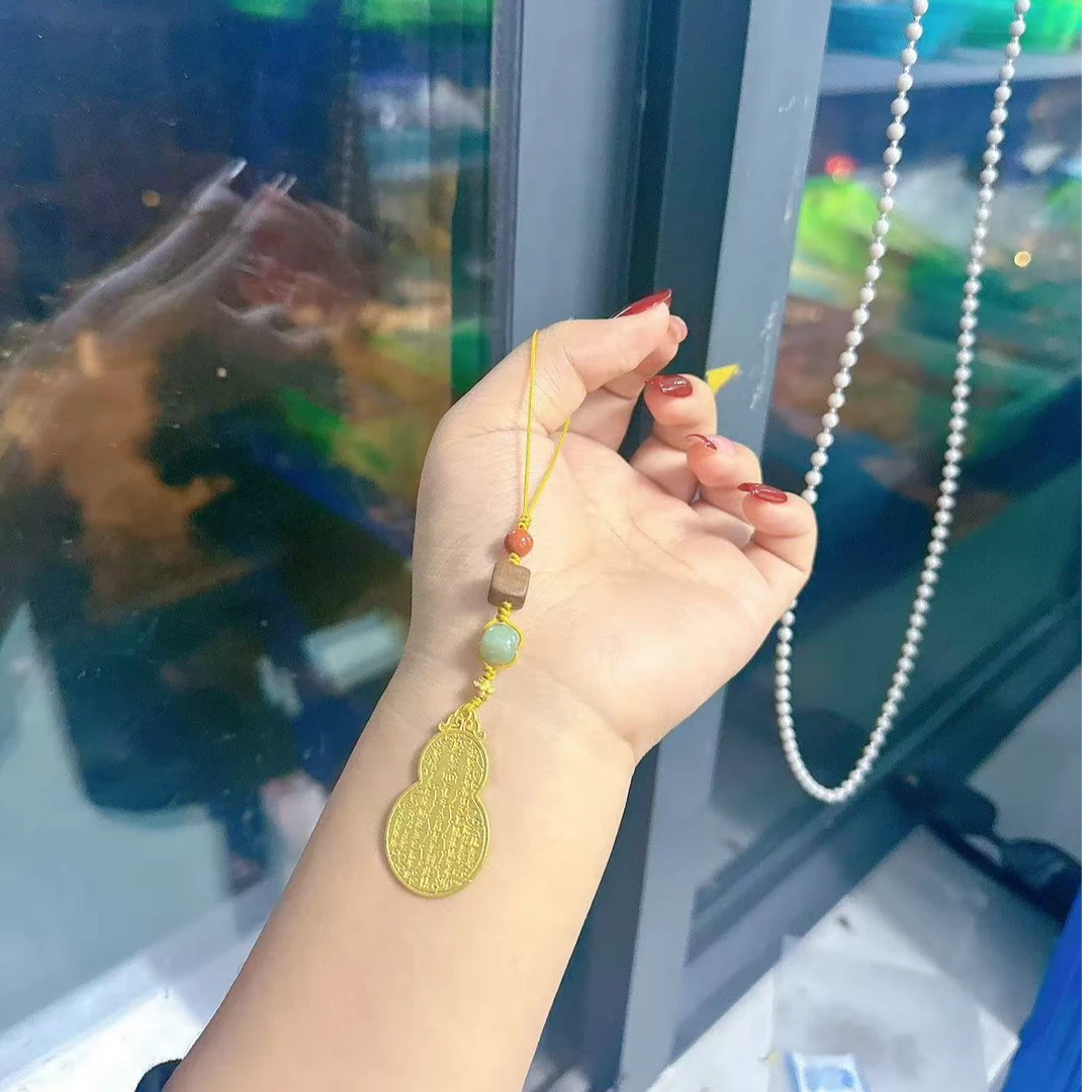 【莹莹专属】天然珠宝葫芦挂件M3706