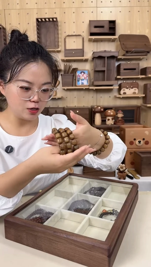 木绿檀木单圈手串大珠款