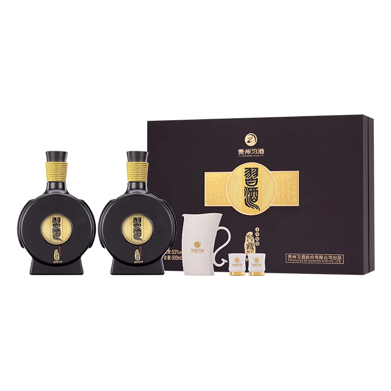 习酒窖藏1988礼盒 酱香型白酒53度500ml*2