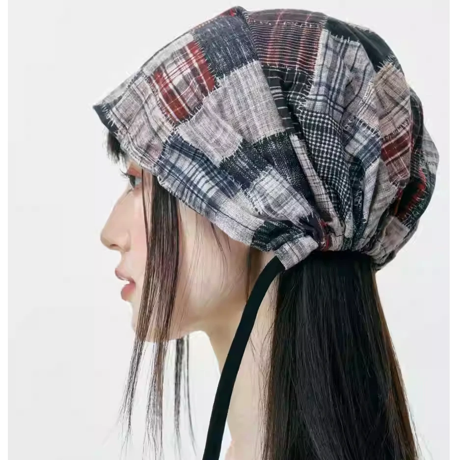 夏季薄款乞丐帽女网红同款时髦堆堆帽透气头巾包头帽显脸小套头帽