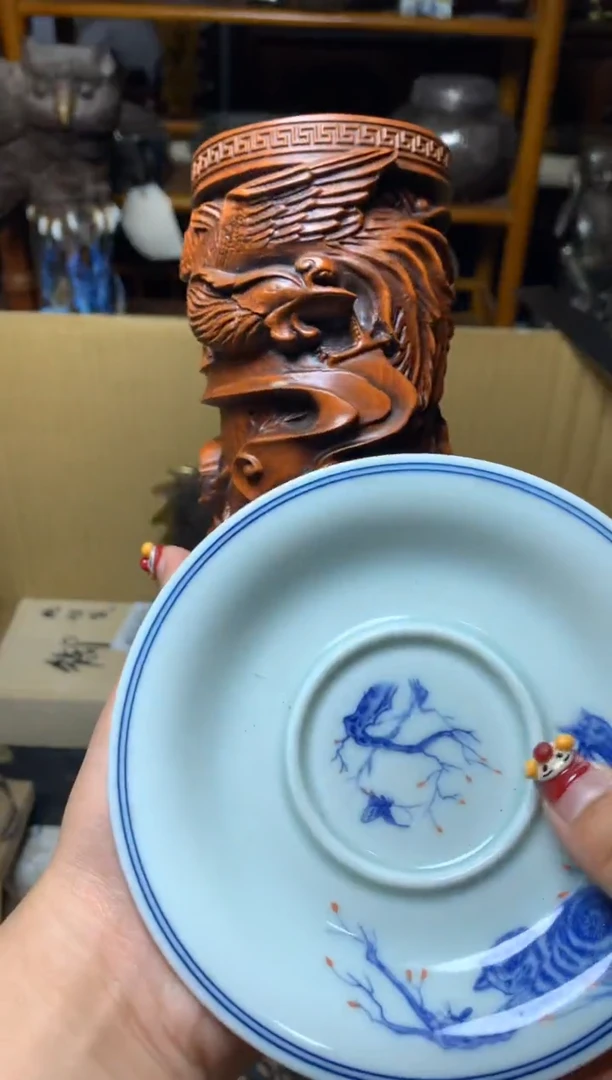 紫砂盖碗瓷器默认微瑕瓷器