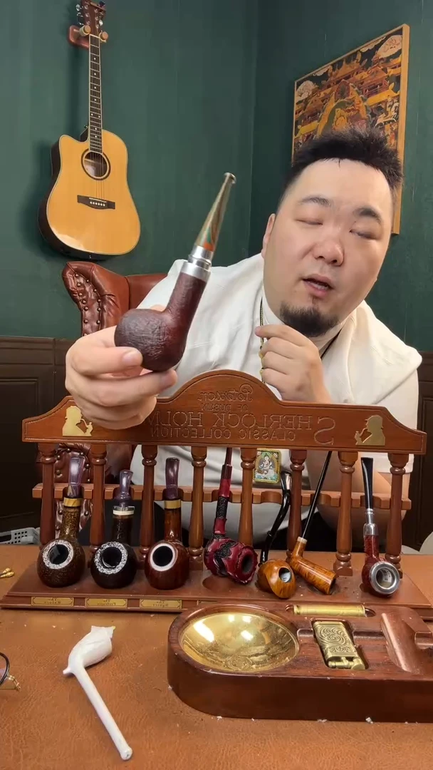 石楠木木雕款意大利进口石楠木烟斗