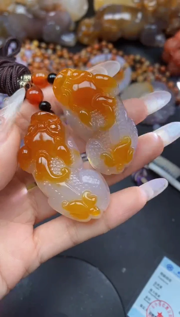 【闪购商品】玛瑙/玉髓颈饰未镶嵌ll