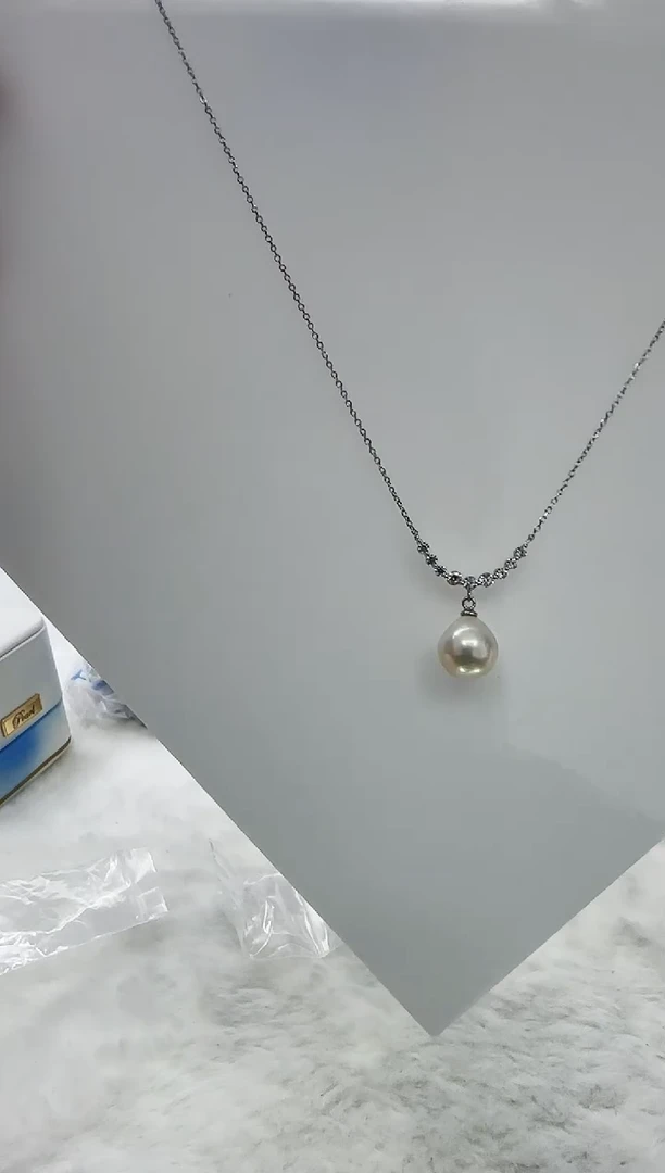【闪购商品】淡水珍珠DA银S925镶嵌b500 套链10