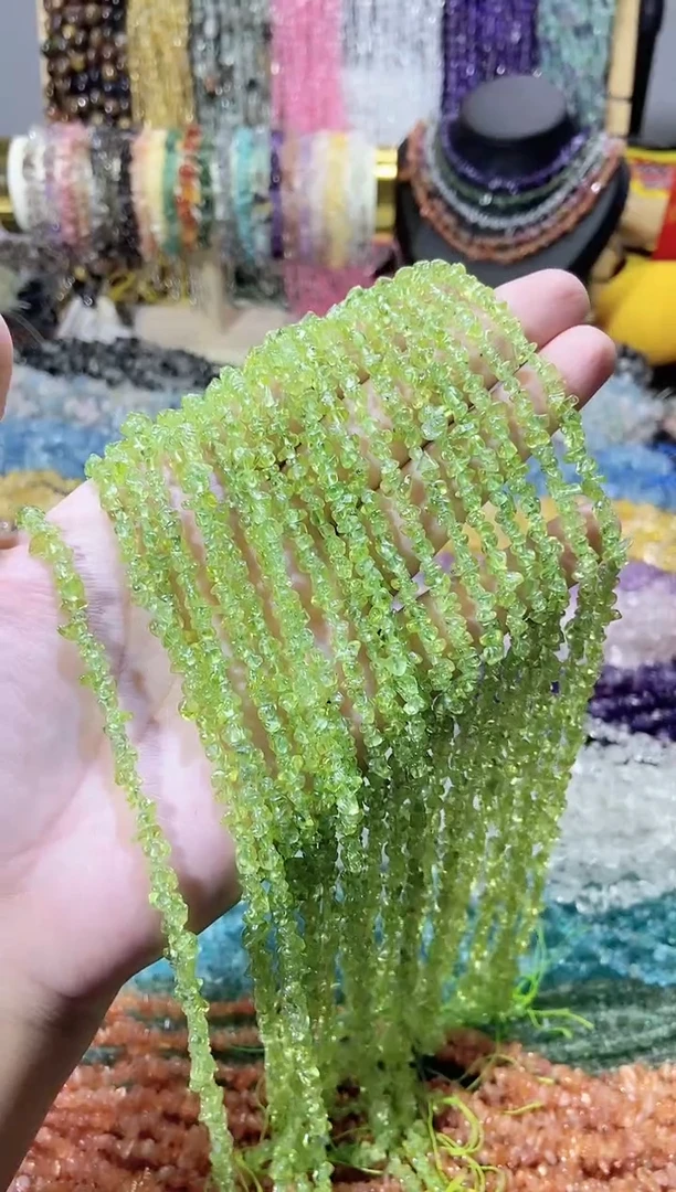 未镶嵌珠宝半成品水晶橄榄