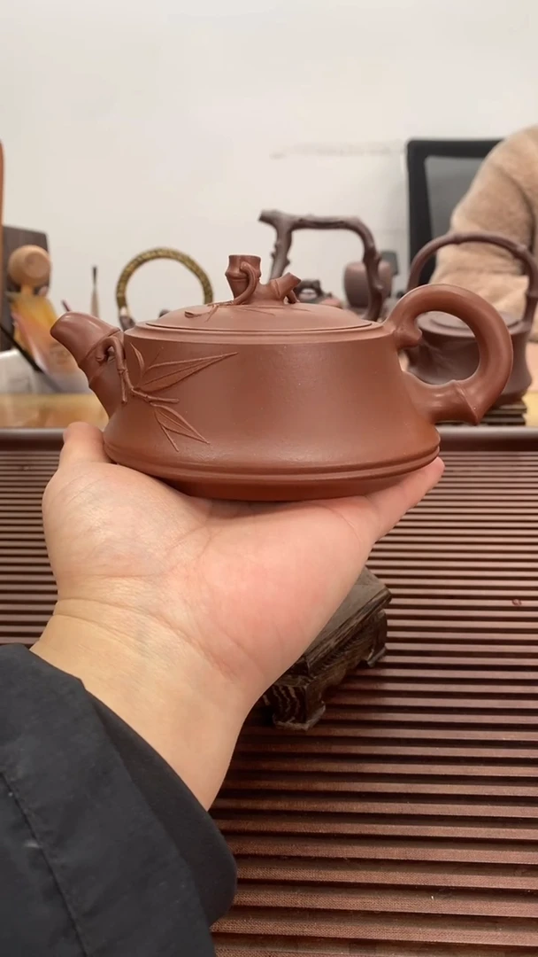 茶壶紫砂福利260毫升一品竹段